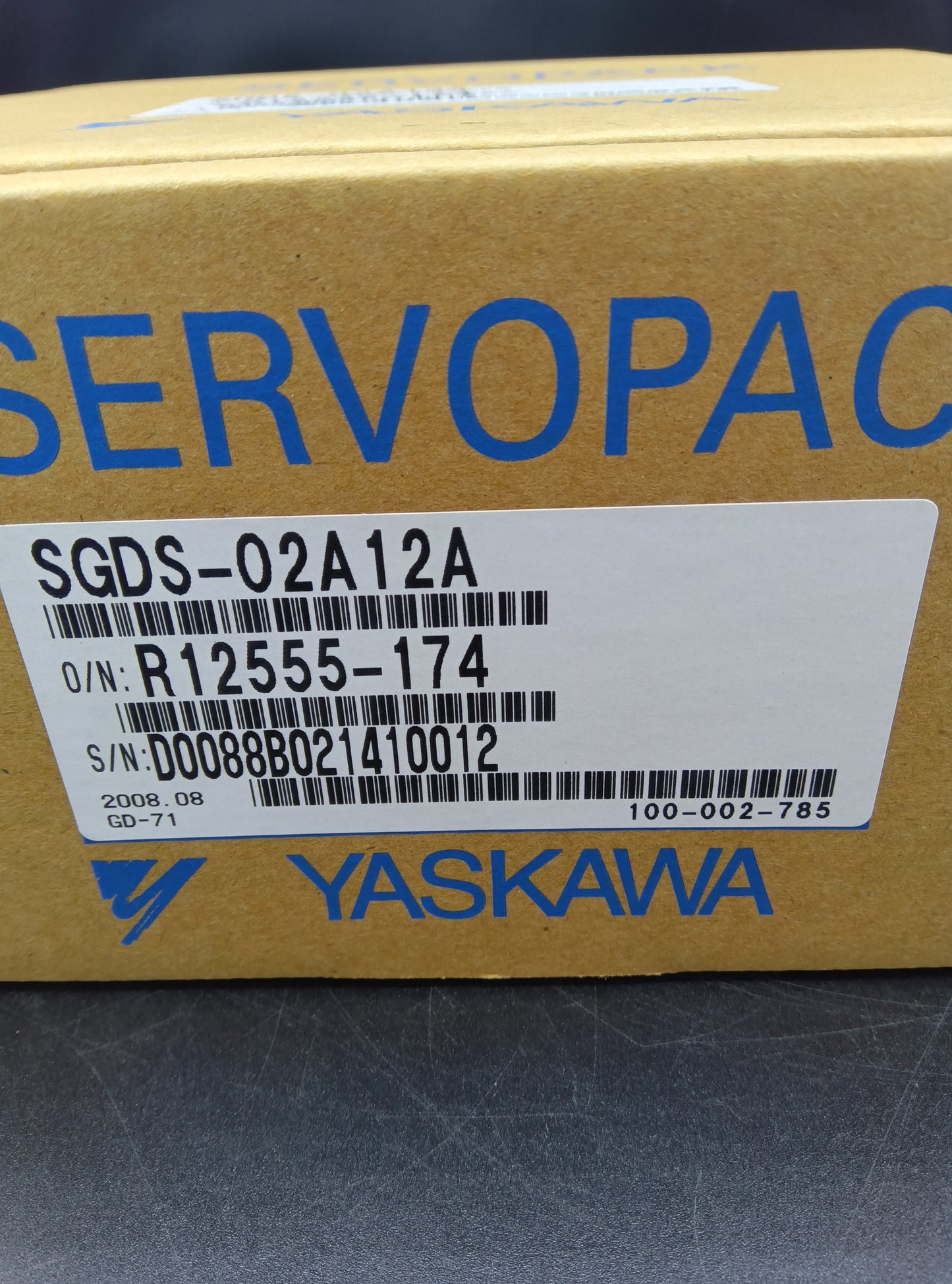 安川電機 SGDS-02A12Aサーボパック YASKAWA
